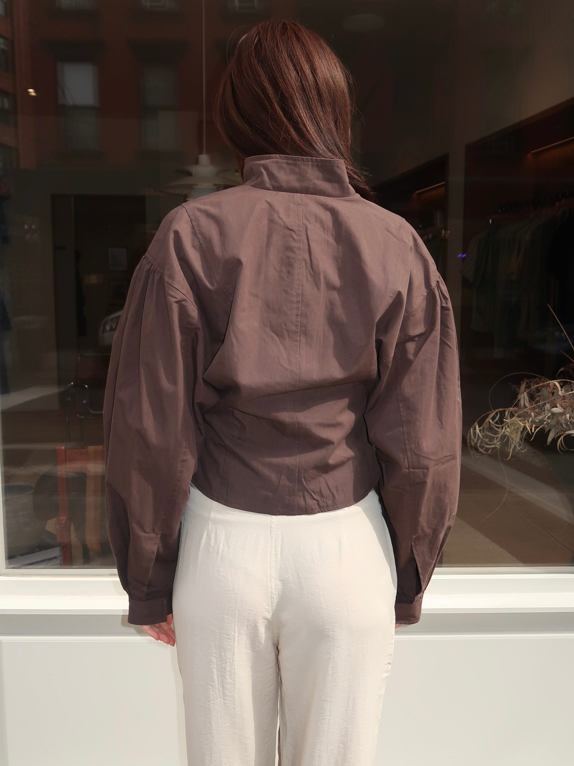 Globo Jacket in Brown - Image 3