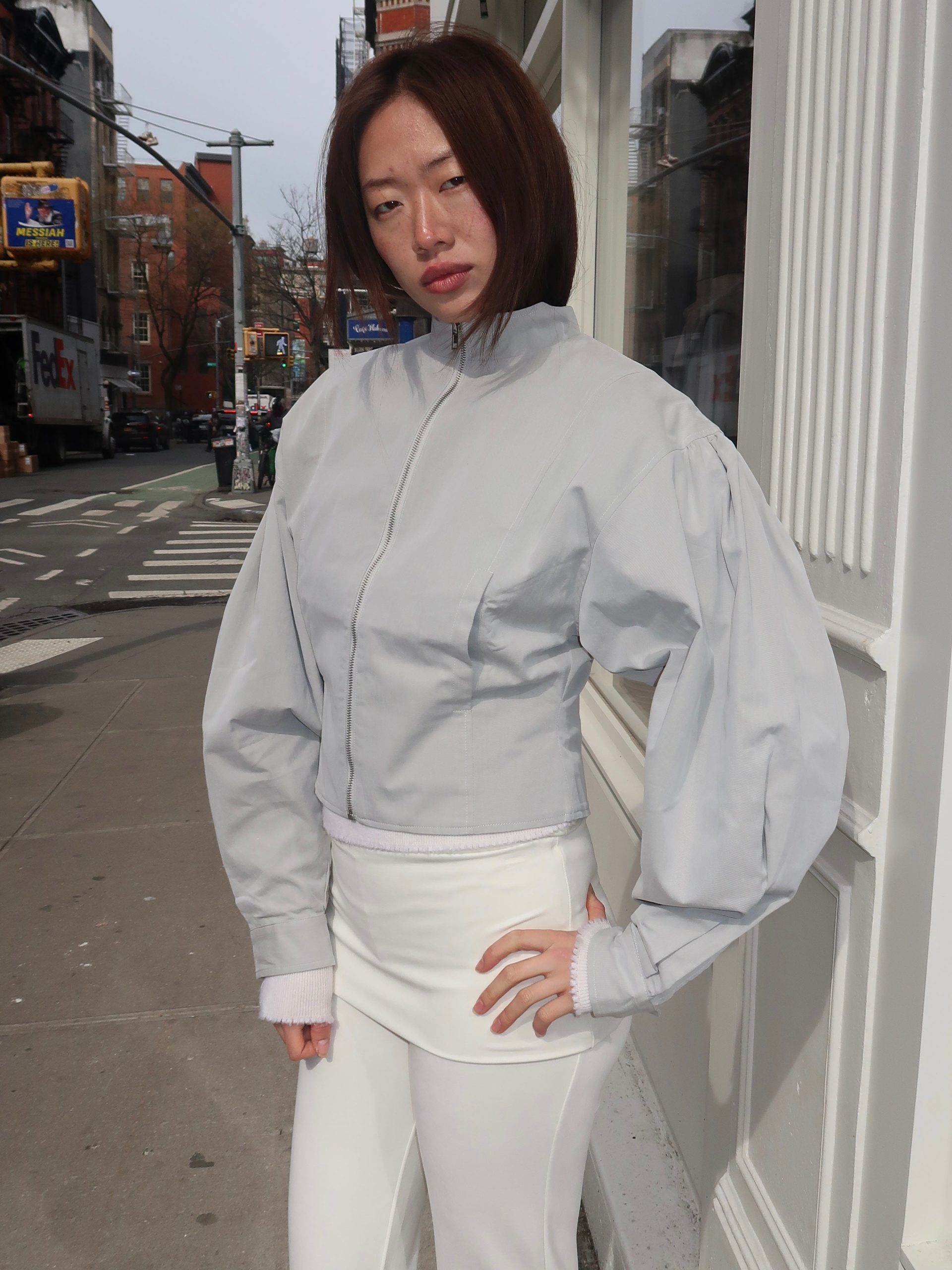 Globo Jacket in Mist - Image 4