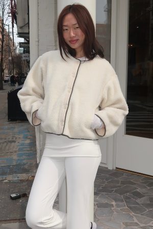 Cocoon Liner Jacket in Vintage White
