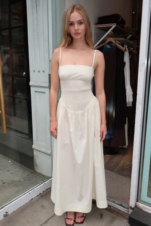 Marceline Maxi Dress in Cream